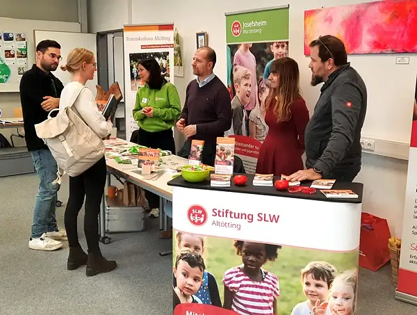 Messestand auf der Berufsinformationsmesse IKORO in Mühldorf am Inn