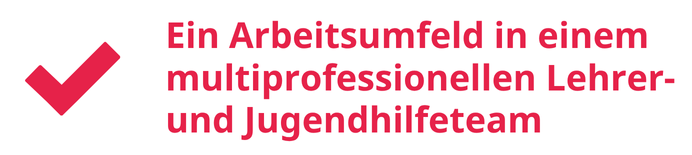 Ein Arbeitsumfeld in einem multiprofessionellen Lehrer- und Jugendhilfeteam