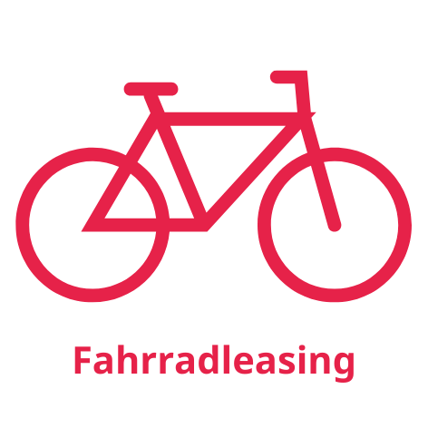 Symbol Icon Fahrradleasing: ein Fahrrad
